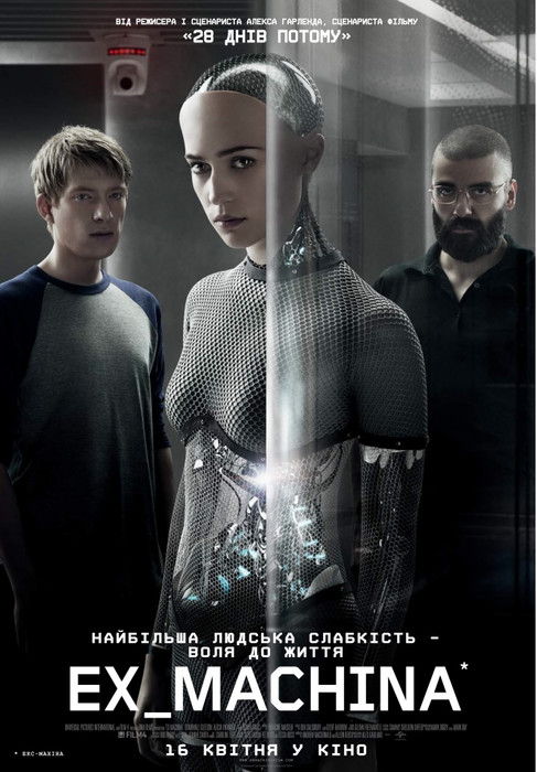 Екс-махіна / Ex Machina (2015) українською онлайн